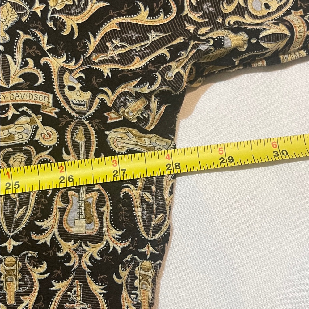 Harley-Davidson Black and Gold Casual Shirt - Picture 10 of 13